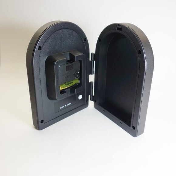 NIP! Foldable Retro Picture Frame Clock Black Nostalgia - Picture 5 of 7